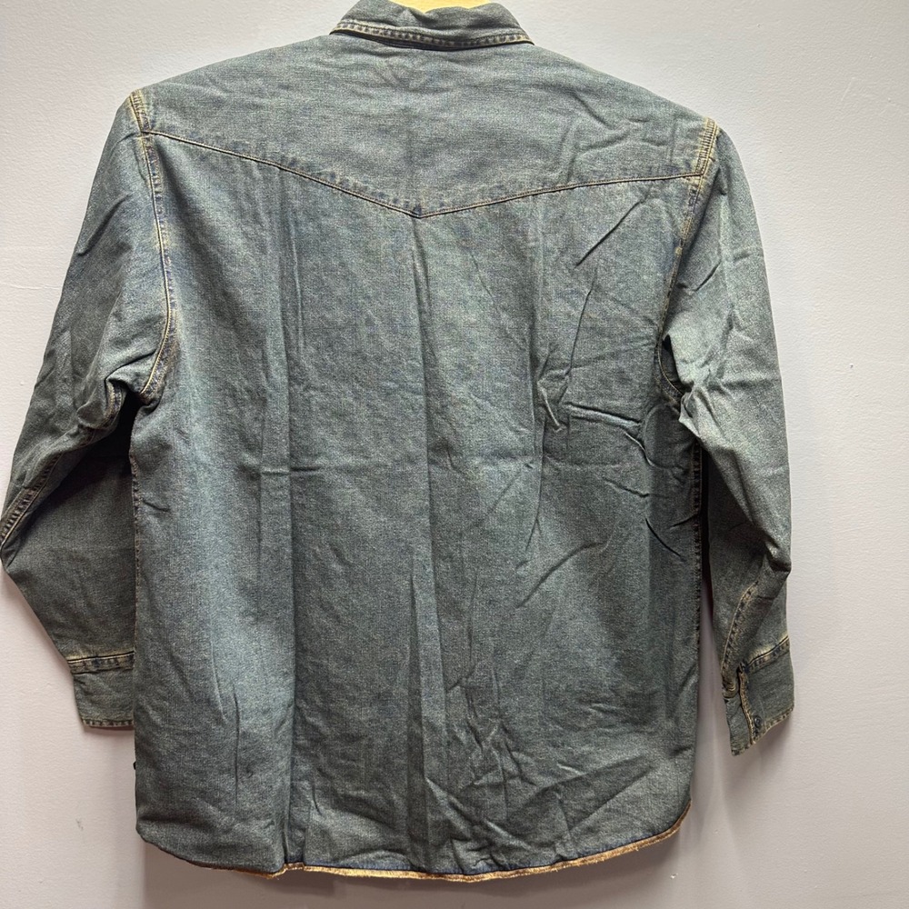 Moose Creek Men's Insulated Denim Shirt Jacket Western Quilted Lined XL - Picture 2 of 10